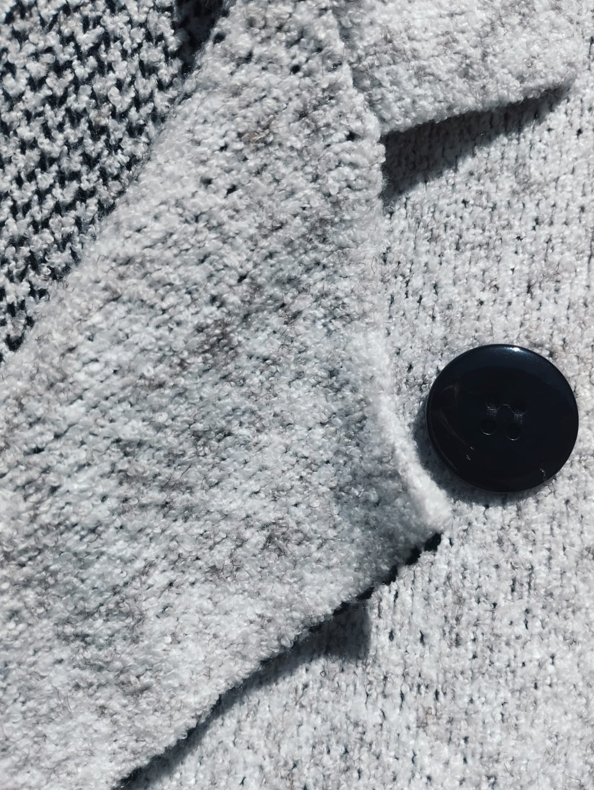 Cardigan Alongado Tricô Mousse com Botões | Dona Mon
