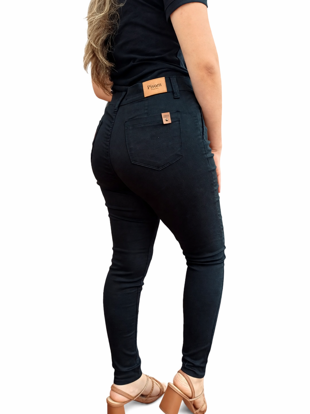 Calça Jeans Cigarrete Preta | Dona Mon
