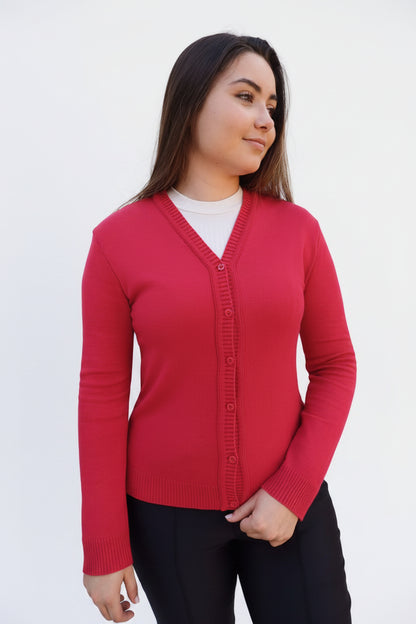 Cardigan Tricô Alongado Básico | Dona Mon