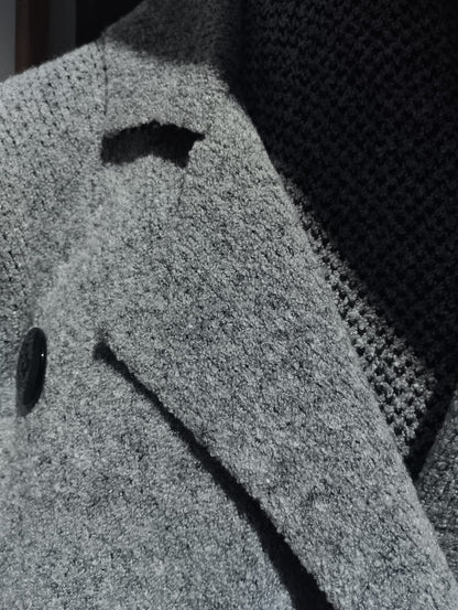 Cardigan Alongado Tricô Mousse com Botões | Dona Mon