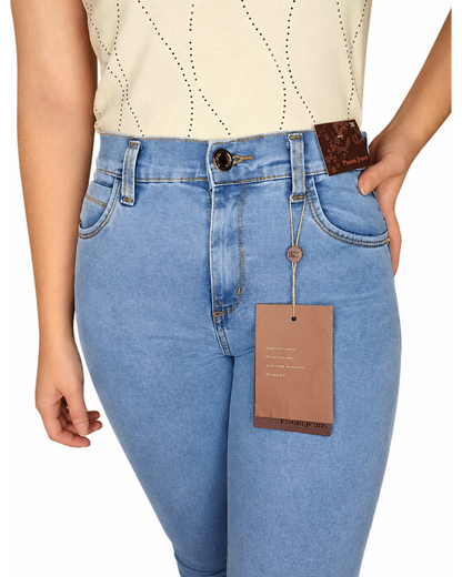 Calça Jeans Cigarrete Feminina Azul | Dona Mon