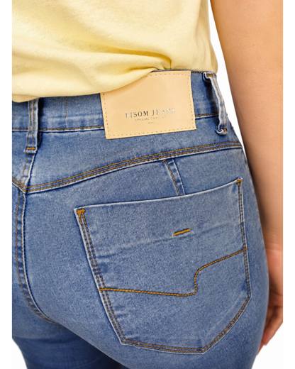 Calça Jeans Cigarrete Feminina Azul | Dona Mon