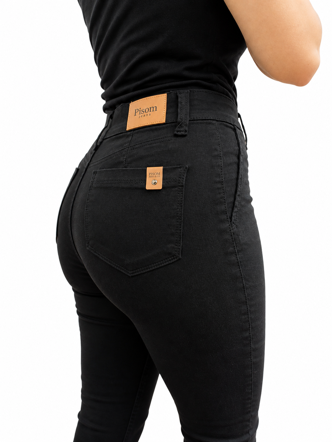 Calça Jeans Cigarrete Preta | Dona Mon