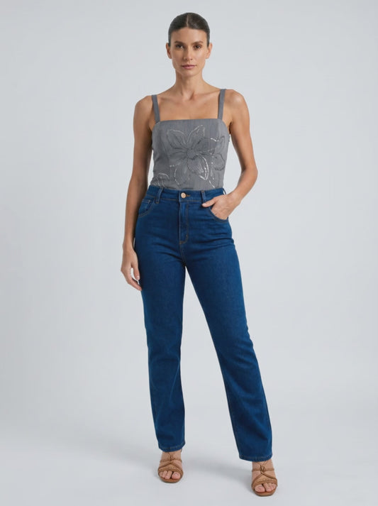 Calça Jeans Mom Cintura Alta | Dona Mon